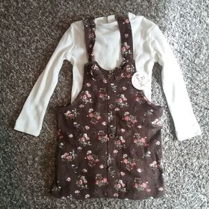 Sweet Butterfly 2 piece Floral Knot Button Down Jumper
